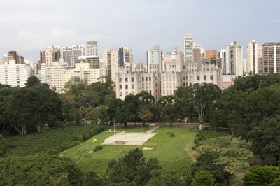 Biological Institute as seen from the top of the MAC-USP